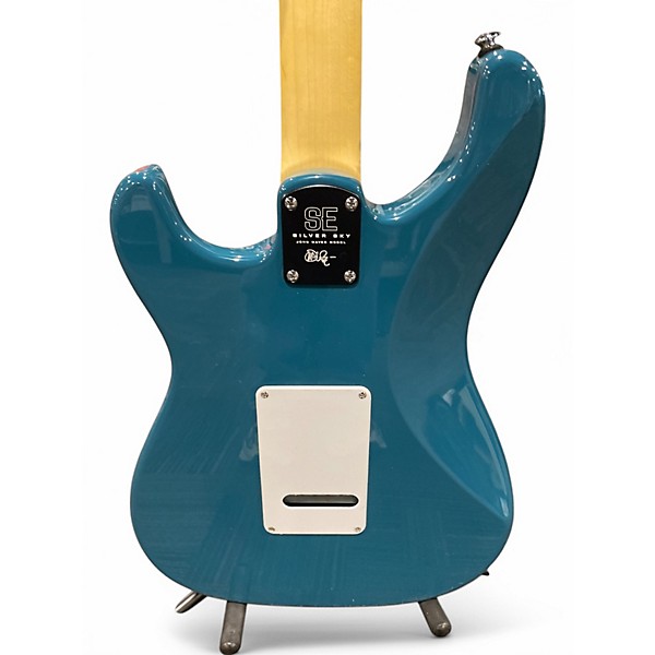 Used PRS SE Silver Sky NYLON BLUE Solid Body Electric Guitar