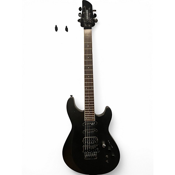 Used 2000s Fernandes APG ELITE PRO Satin Black Solid Body Electric Guitar