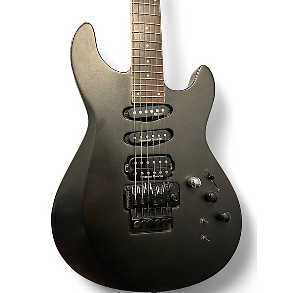 Used 2000s Fernandes APG ELITE PRO Satin Black Solid Body Electric Guitar