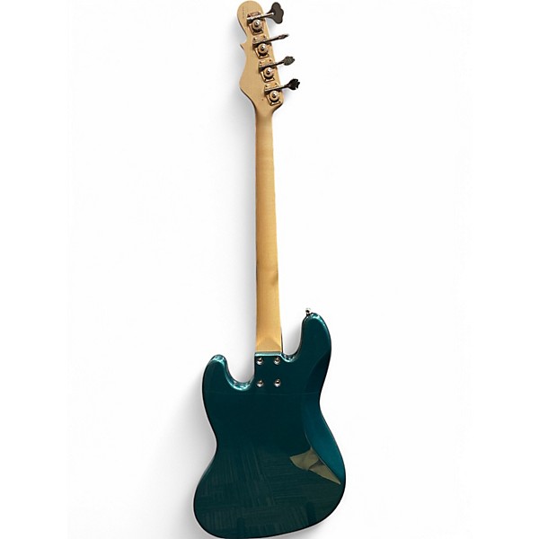 Used G&L USA JB-2 with Matching Headstock Ocean Turquoise Electric Bass Guitar