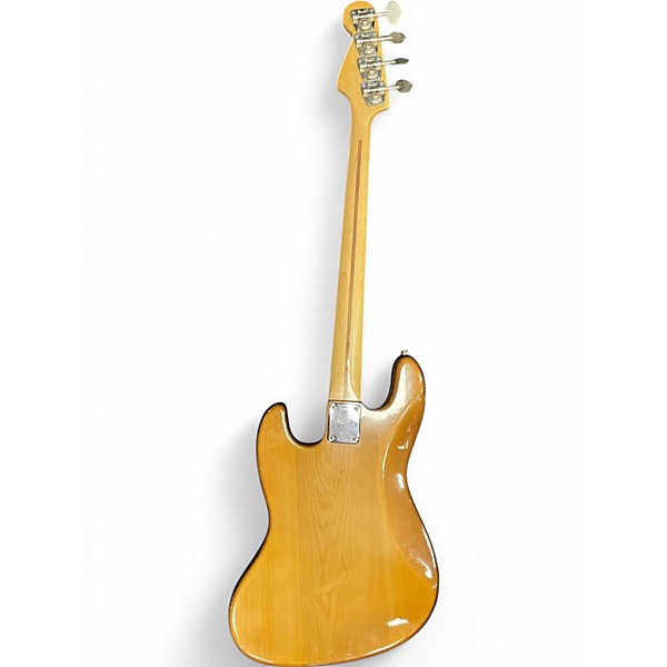 Vintage 1974 Fender Jazz Bass Natural Electric Bass Guitar