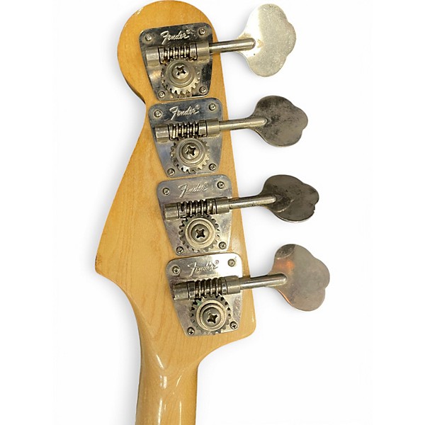 Vintage 1974 Fender Jazz Bass Natural Electric Bass Guitar
