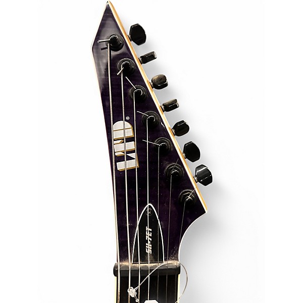 Used ESP LTD SH-7ET Purple Solid Body Electric Guitar