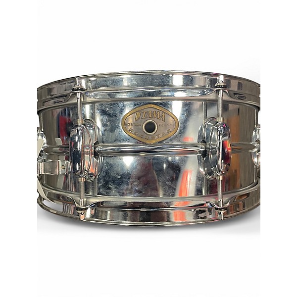 Used TAMA 5.5X14 Rockstar Series Snare Chrome Drum