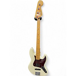 Used Fender Player Plus Active Jazz Bass Olympic Pearl Electric Bass Guitar