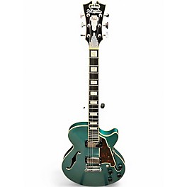 Used D'Angelico Premier Series SS Blue Hollow Body Electric Guitar