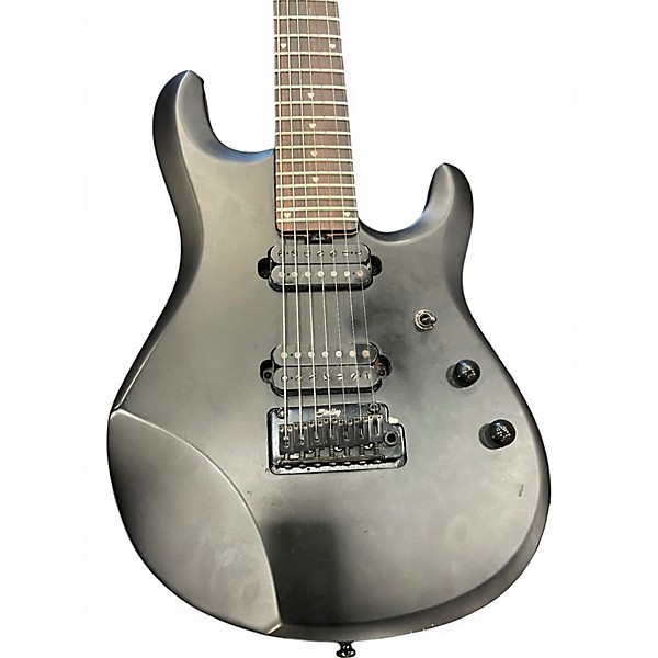 Used Sterling by Music Man John Petrucci JP157 7 String Black Solid Body Electric Guitar