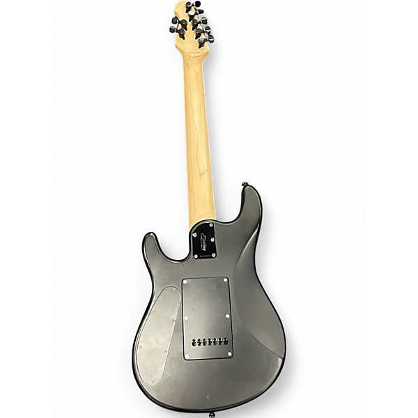 Used Sterling by Music Man John Petrucci JP157 7 String Black Solid Body Electric Guitar