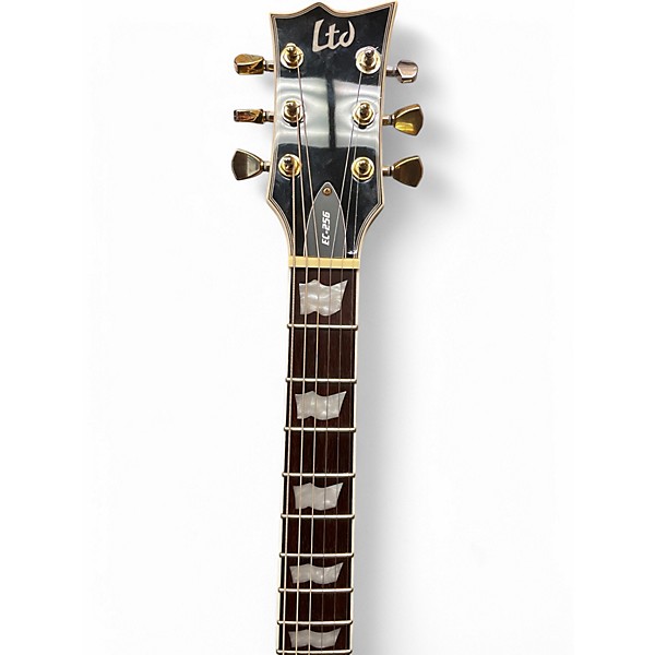 Used ESP LTD EC256 Black and Gold Solid Body Electric Guitar
