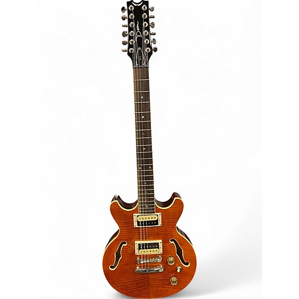 Used Dean  BOCA 12 Antique Amber Hollow Body Electric Guitar