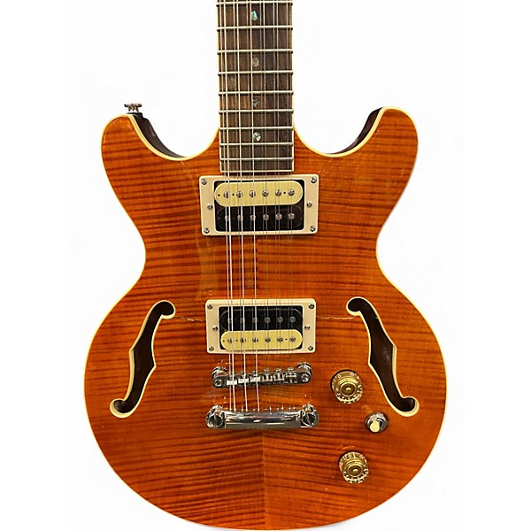 Used Dean  BOCA 12 Antique Amber Hollow Body Electric Guitar