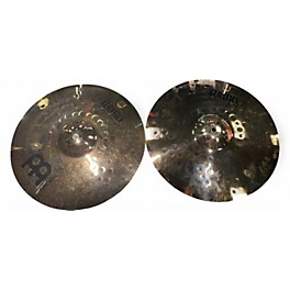 Used MEINL 14in classics custom hi hat pair Cymbal