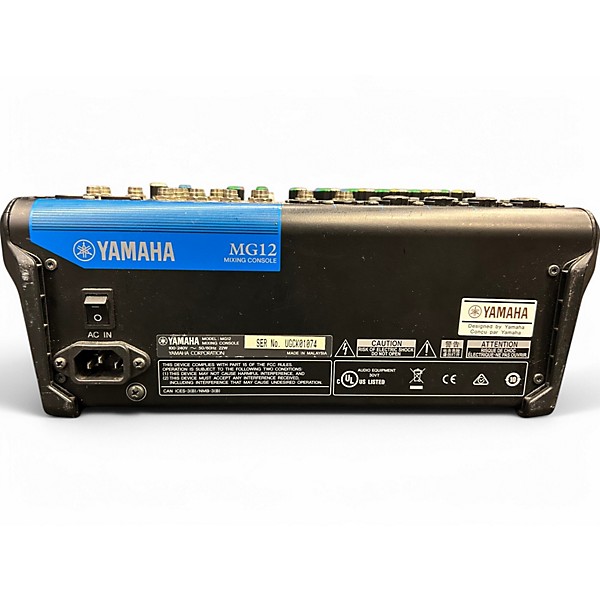 Used Yamaha MG12 Unpowered Mixer