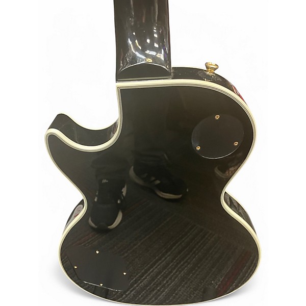 Used Epiphone Les Paul Custom P-90 Ebony Solid Body Electric Guitar