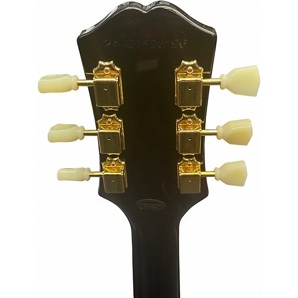 Used Epiphone Les Paul Custom P-90 Ebony Solid Body Electric Guitar