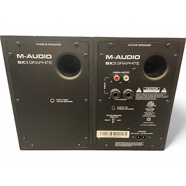 Used M-Audio bx3 pair Powered Monitor