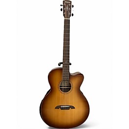 Used Alvarez ABT710CEARSHB Baritone Brown Sunburst Acoustic Electric Guitar