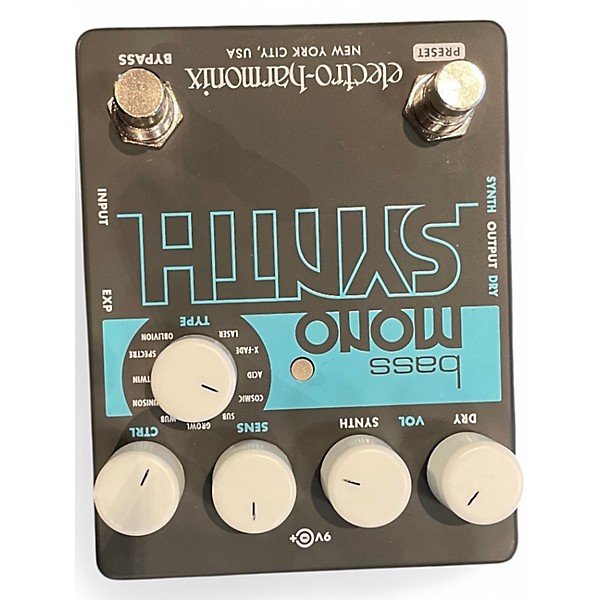 Used Electro-Harmonix Bass Mono Synth Bass Bass Effect Pedal