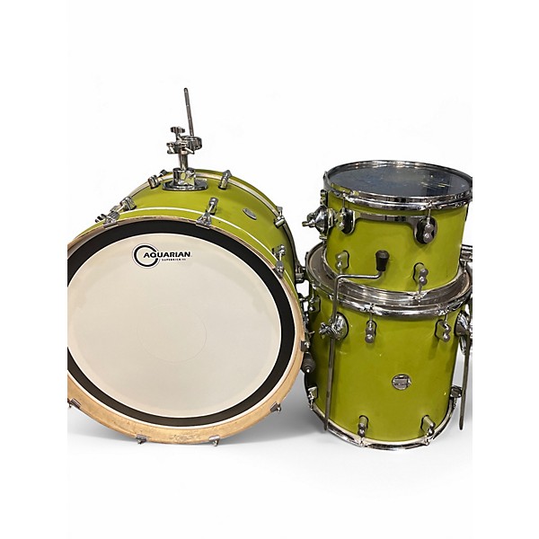 Used PDP by DW 3 Piece Concept Series Royal Olive Drum Kit