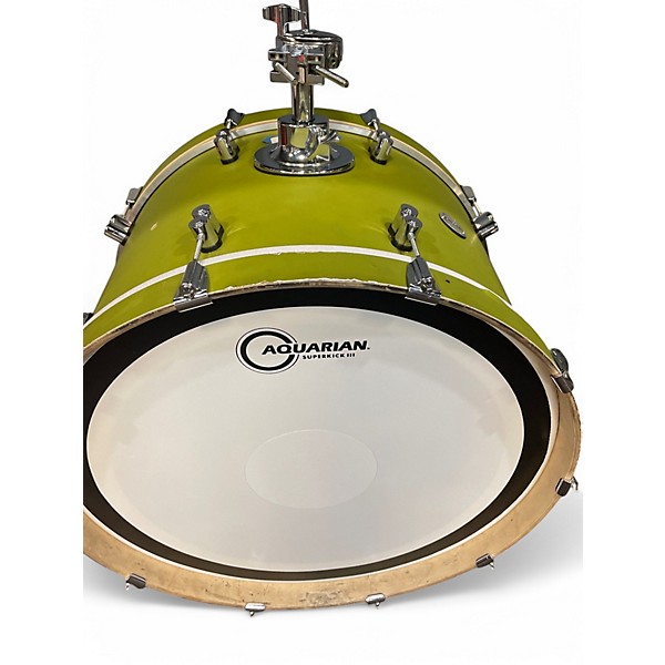 Used PDP by DW 3 Piece Concept Series Royal Olive Drum Kit