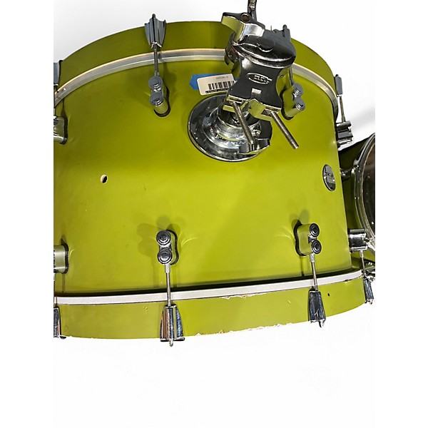 Used PDP by DW 3 Piece Concept Series Royal Olive Drum Kit
