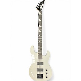 Used Jackson JS2 Concert White Electric Bass Guitar