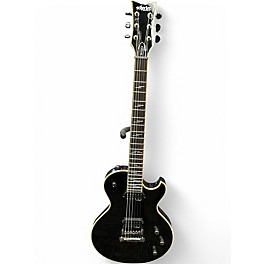 Used Schecter Guitar Research Solo-II Blackjack Gloss Black Solid Body Electric Guitar