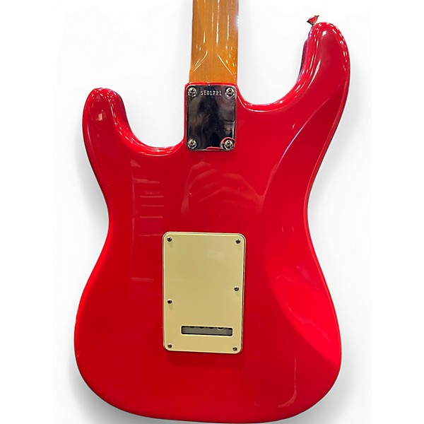 Used Fender Mark Knopfler Artist Series Signature Stratocaster Red Solid Body Electric Guitar