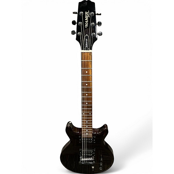 Used Hamer XT SUNBURST FT Dark Red Sparkle Flake Solid Body Electric Guitar,Specials : American Fashion Style Bags On Sale