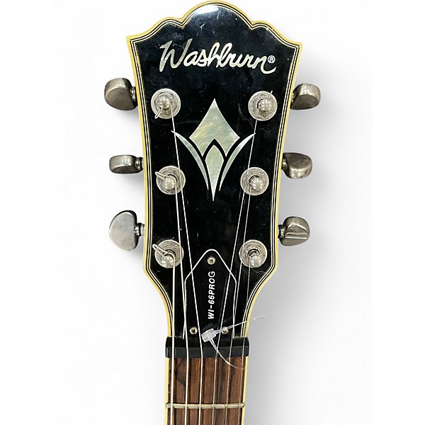 Used Washburn WI-66PROG Gold Solid Body Electric Guitar
