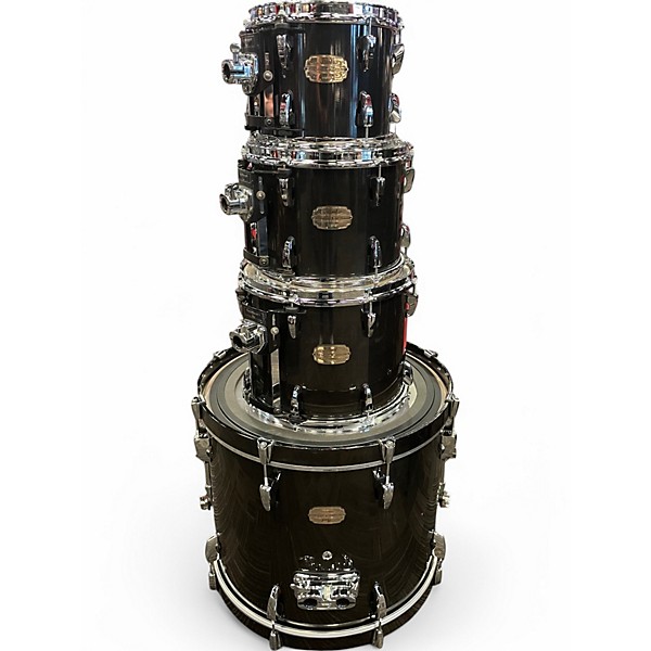Used Pearl 4 Piece Session Custom Shell Pack Carbon Mist Drum Kit