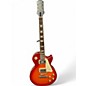 Used Epiphone 1959 Reissue Les Paul Standard Aged Dark Cherry Solid Body Electric Guitar thumbnail