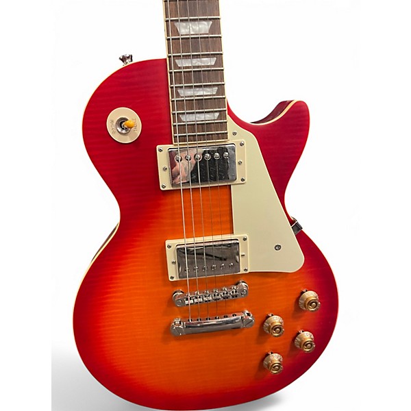 Used Epiphone 1959 Reissue Les Paul Standard Aged Dark Cherry Solid Body Electric Guitar