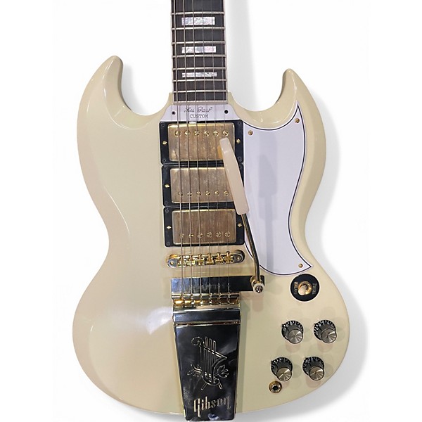 Used Gibson Custom 1963 Reissue SG Custom White Solid Body Electric Guitar