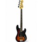 Used 2017 Fender American Elite Precision Bass 3 Tone Sunburst Electric Bass Guitar thumbnail