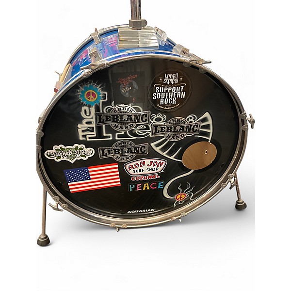 Used TAMA 4 Piece SWINGSTAR Ice Blue Metallic Drum Kit