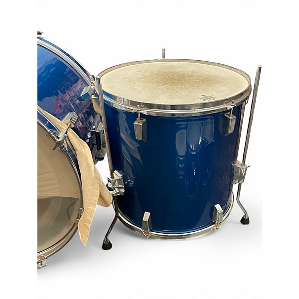 Used TAMA 4 Piece SWINGSTAR Ice Blue Metallic Drum Kit