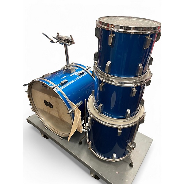 Used TAMA 4 Piece SWINGSTAR Ice Blue Metallic Drum Kit