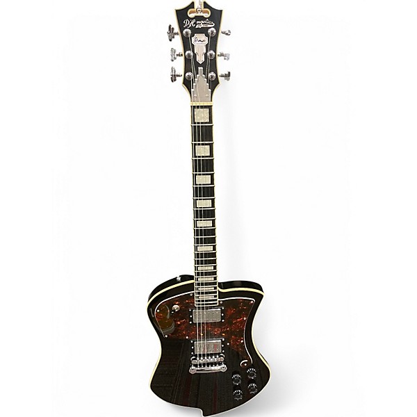 Used D'Angelico Premiere Series Ludlow Black Solid Body Electric Guitar