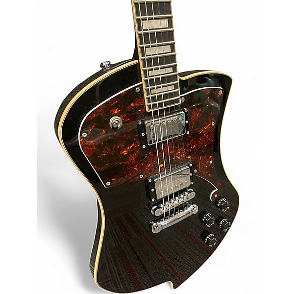 Used D'Angelico Premiere Series Ludlow Black Solid Body Electric Guitar