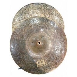 Used MEINL 14in Byzance EX Dry Medium Hi Hat Pair Cymbal