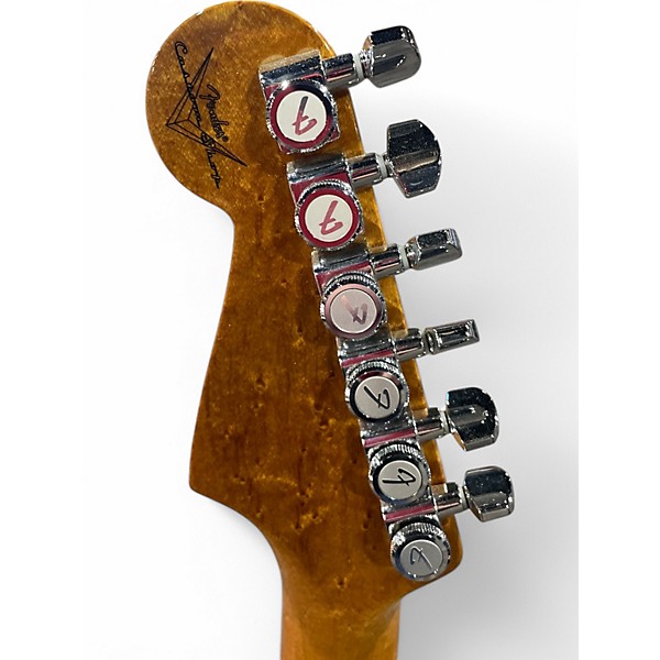 Used Fender CUSTOM SHOP 1956 STRATOCASTER EBONY TRANSPARENT Solid Body Electric Guitar