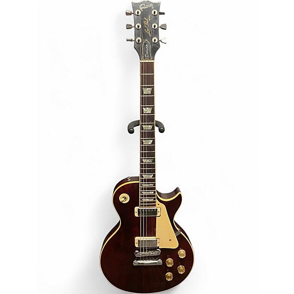 Used 1979 Gibson Les Paul Deluxe Wine Red Solid Body Electric Guitar