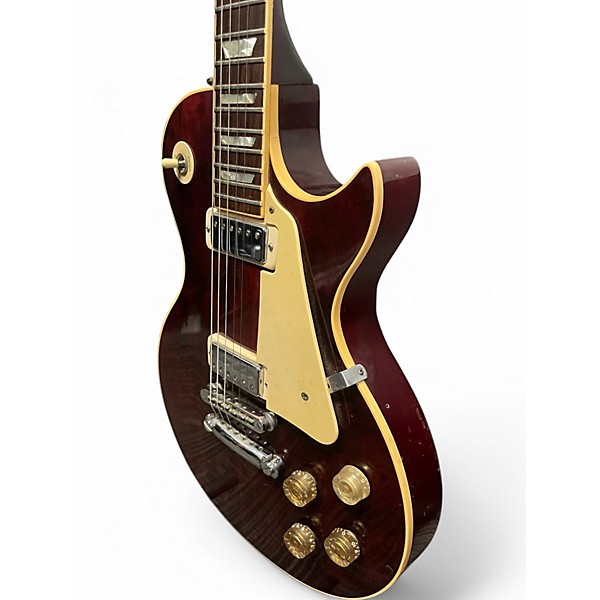 Used 1979 Gibson Les Paul Deluxe Wine Red Solid Body Electric Guitar
