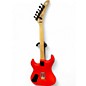 Used Kramer BARETTA 'DANGER ZONE' WHITE AND RED Solid Body Electric Guitar