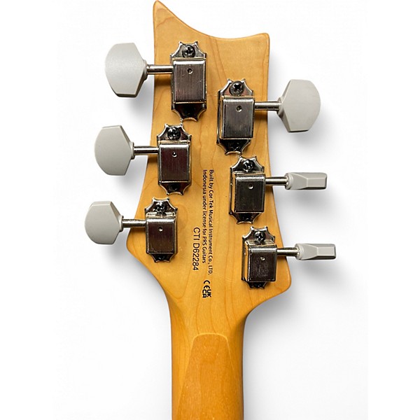 Used PRS SE Silver Sky Moon White Solid Body Electric Guitar