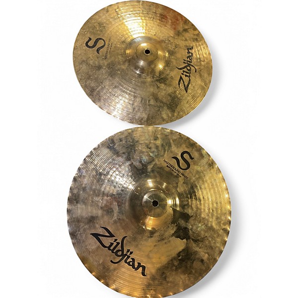 Used Zildjian 14in S Family Mastersound Hi-Hats Pair Cymbal