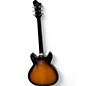 Used 2022 Hagstrom Super Viking 2 Color Sunburst Hollow Body Electric Guitar