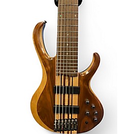 Used Ibanez BTB7 7 String Natural Electric Bass Guitar
