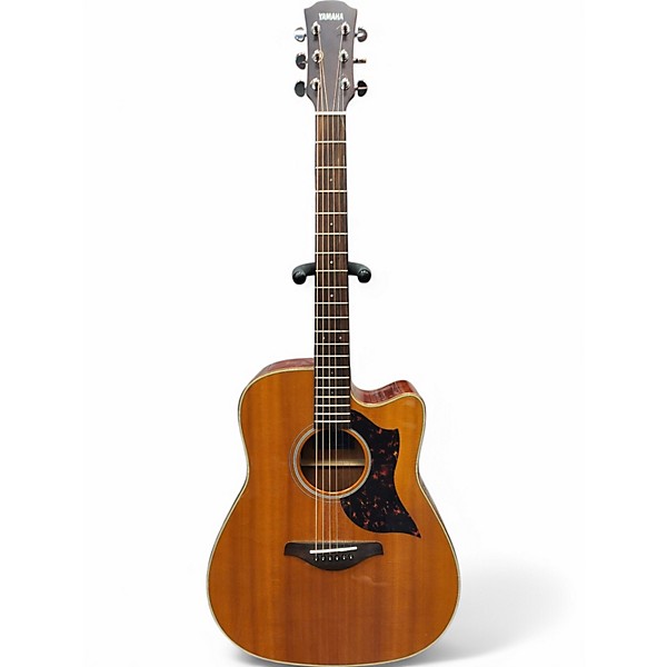 Used Yamaha Used Yamaha A1M Natural Acoustic Electric Guitar 